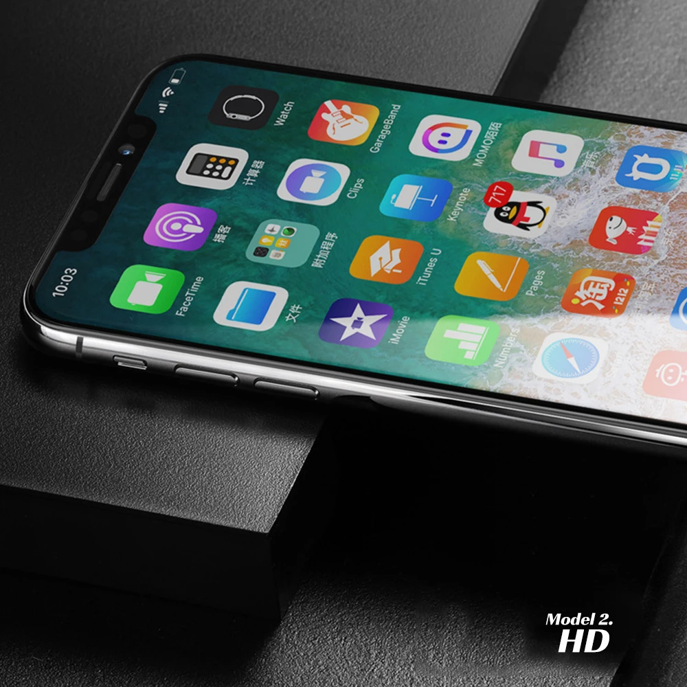 DanYee 100 шт. 6D полностью резиновая пленка из закаленного стекла для Apple 6/7/8/8plus iPhoneXs Max
