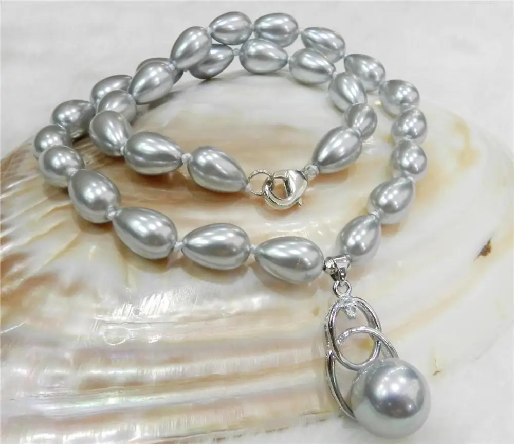 Скидка 30% на оптовые цены быстрая доставка! ~ Каплевидное серебро Akoya