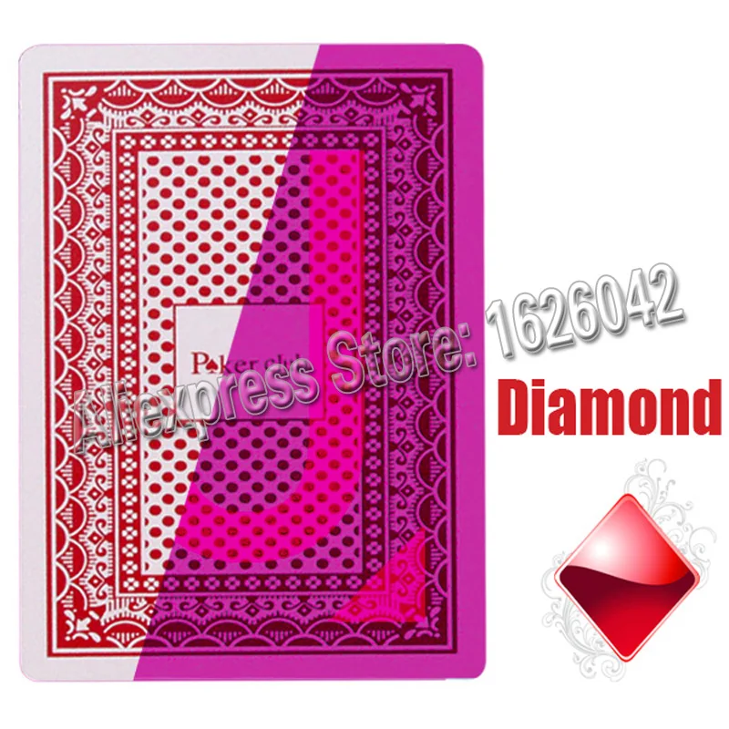 XF Poker Cheat покер клуб пластиковые Невидимые игральные карты для УФ контактных линз