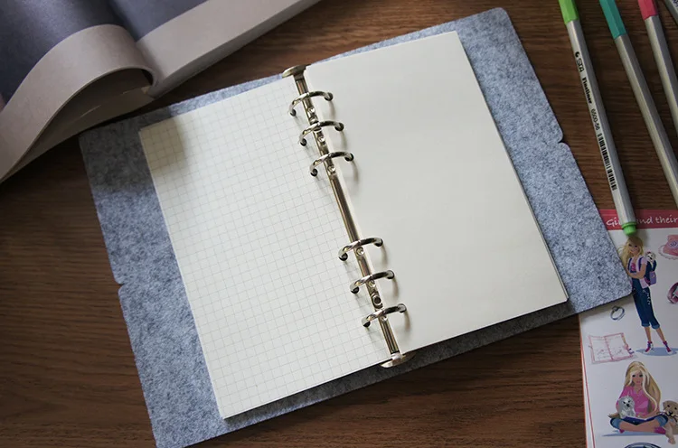 Спиральный блокнот Марияна из искусственной шерсти винтажный дневник записная