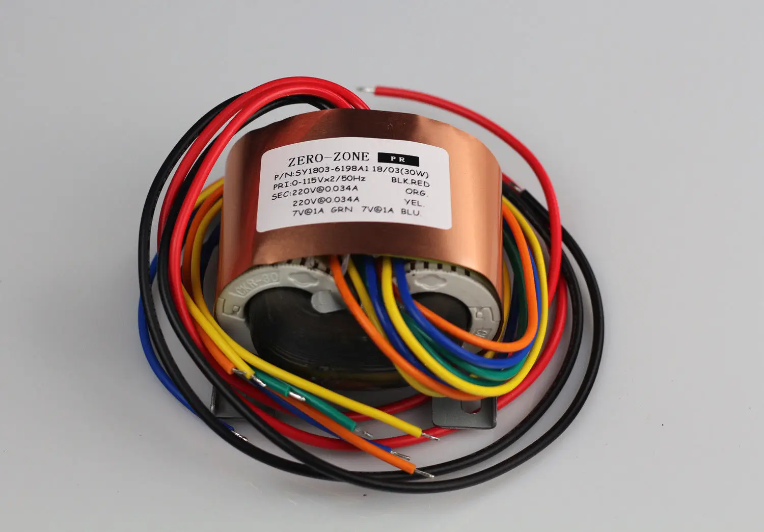 ZEROZONE 30VA Copper R-core Transformer 0-220V*2 + 0-7V*2 for PRT-05 Tube Preamp L5-4 | Электроника