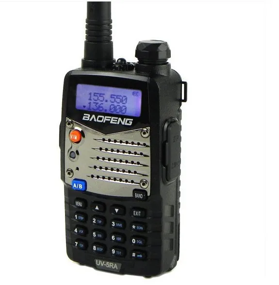DHL Бесплатная доставка + BAOFENG UV-5RA UHF VHF Dual Band/Dual Watch 5 Вт 128 канальная двухсторонняя