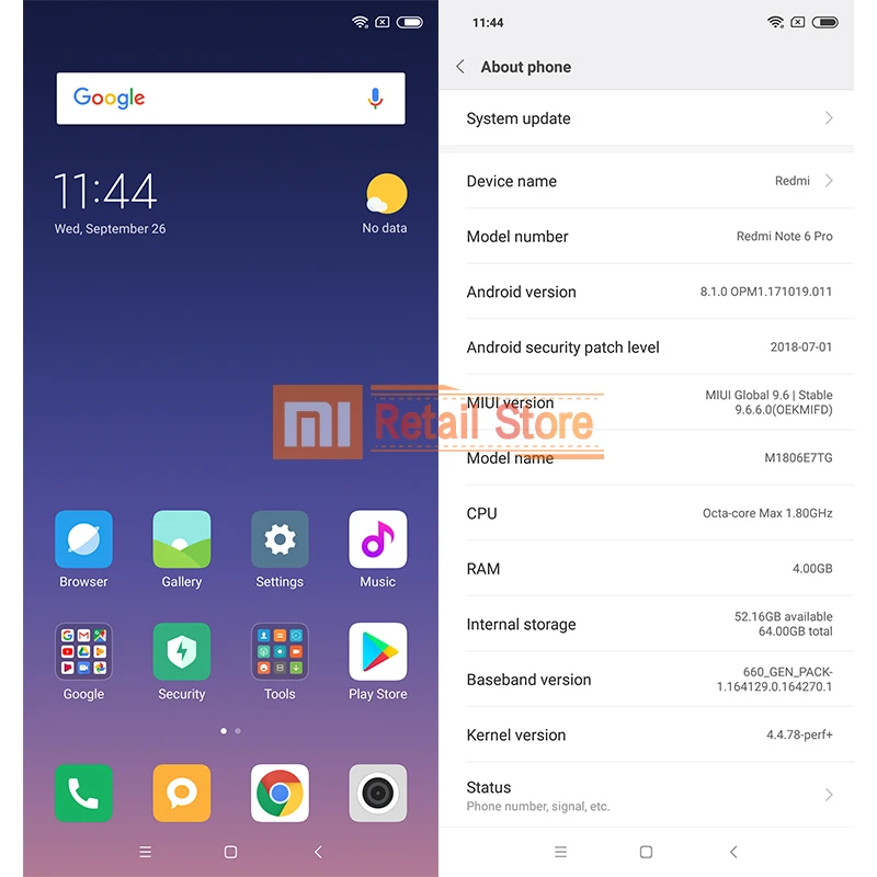 В наличии Глобальный Версия Xiaomi Redmi Note 6 Pro 4G 64G 26 полный Экран двойной AI Cam Snapdragon 636