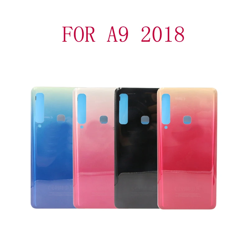 A9 крышка батареи с камерой стекло объектив для samsung A9 A9S A920 A920F Задняя крышка батареи задний Чехол корпус двери инструменты