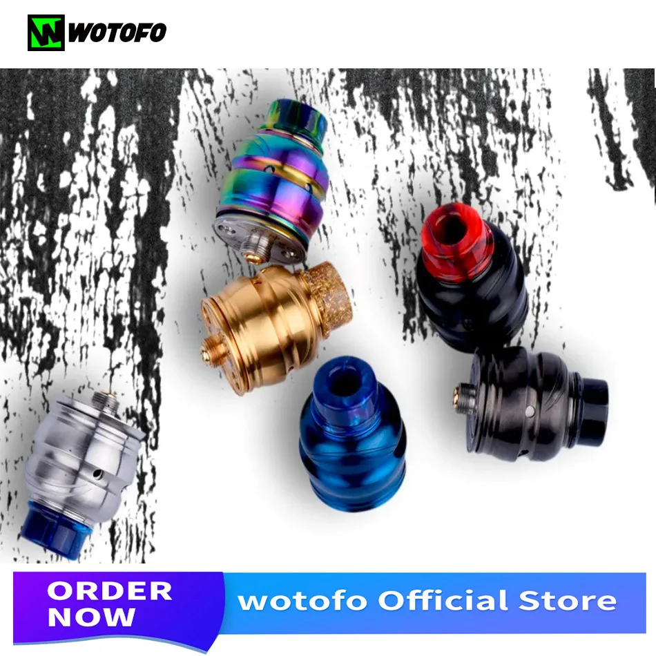 Оригинальный Wotofo Elder Dragon RDA распылитель для электронной сигареты резервуар