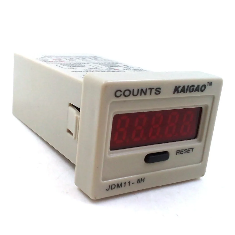 Электронный счетчик 2 шт. 5 цифр светонепроницаемая память с подсчетом напряжения