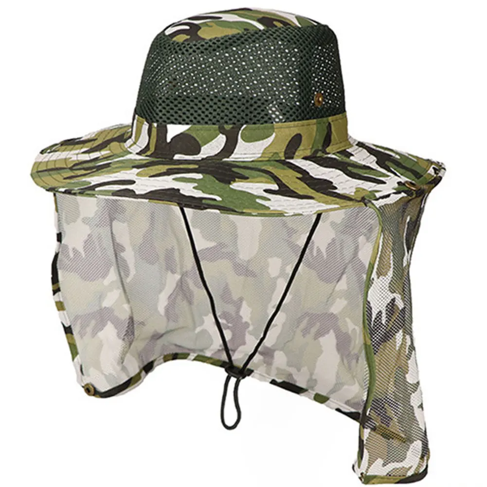 Cool дышащий Повседневный портативный солнцезащитный Открытый шапка с сеткой