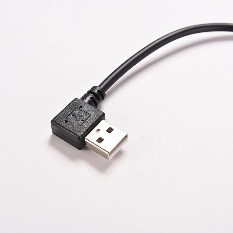 27 см правый угол USB 2 0 Мужской до 90 градусов левый микро 5 Pin типа папа кабель шнур в