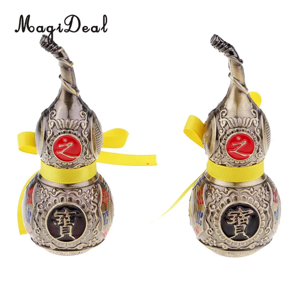 MagiDeal винтажный китайский Fengshui Wu Lou Hu Lu Gourd амулет металлические поделки аксессуар
