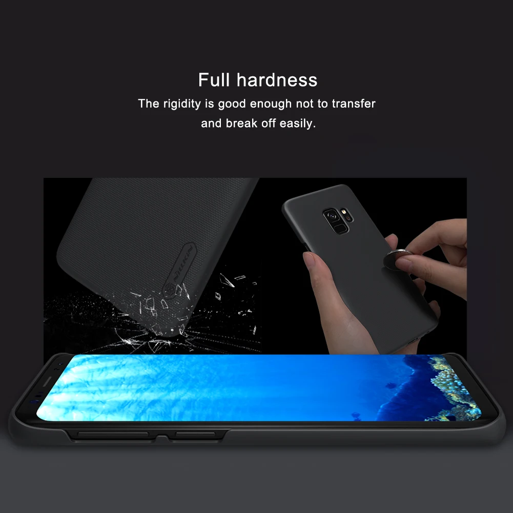 Чехол для Samsung S9 5 8 ''и 6 2'' Nillkin Frosted Shield PC Hard Back Cover Case For Galaxy Plus|case for samsung galaxy|case