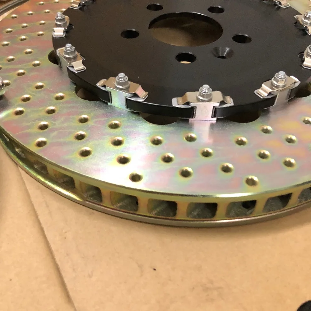 Jekit хорошая производительность brembo 6 горшков с 380*34 мм плавающий Просверленный диск набор для mercedes a250 Спорт w176
