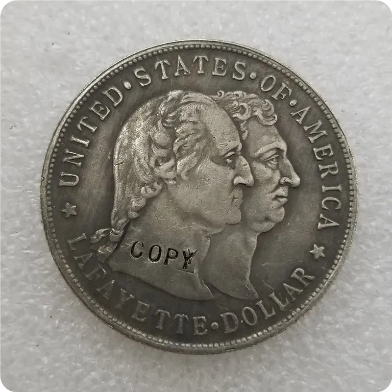 США 1900 LAFAYETTE $1 доллар копия монет памятные монеты копии медаль коллекционные