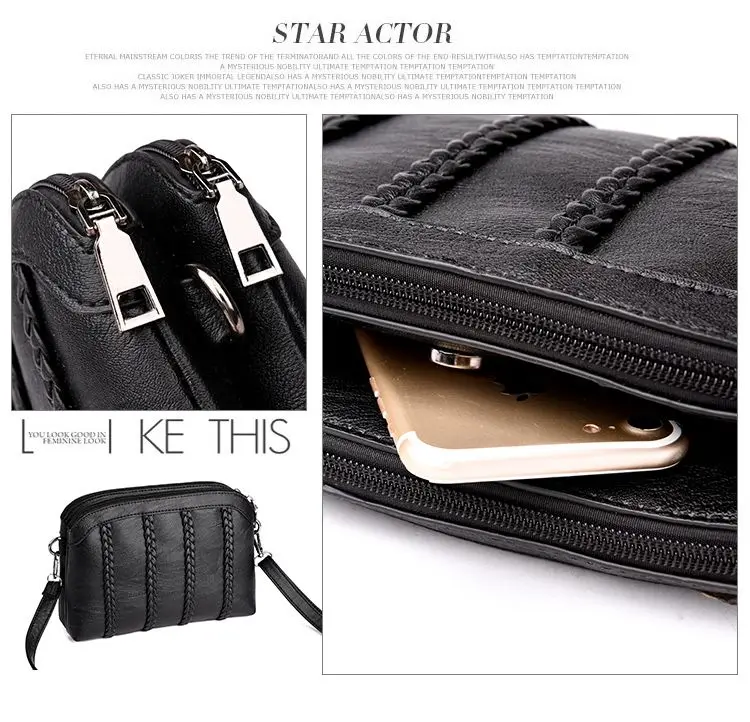 Новый дизайн молнии клапаном мини сумки для женщин водонепроницаемый нейлон