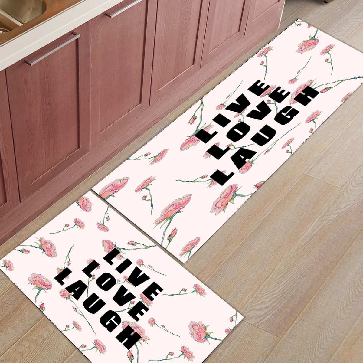 2 шт./компл. живой Смех Любовь декоративный Придверный коврик вход передняя дверь