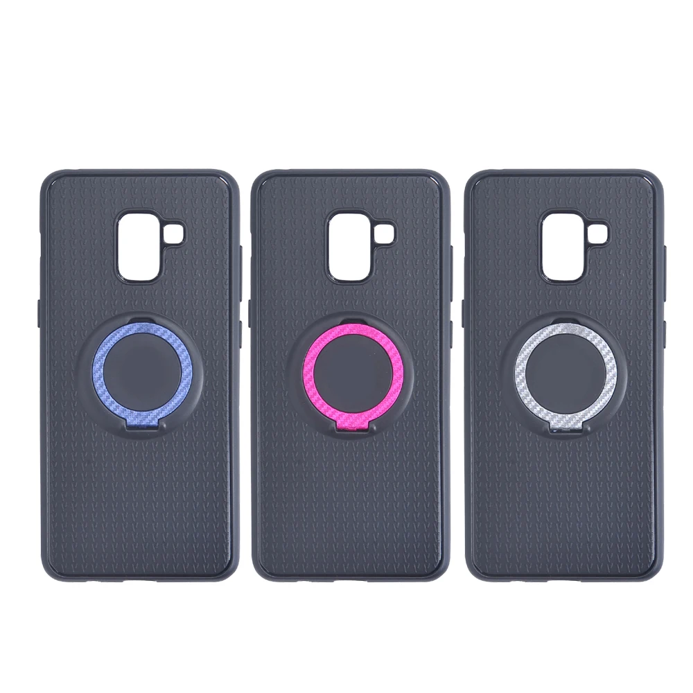 Shockproof Case for Samsung Galaxy A5 2018 Car Holder Stand Magnetic Bracket Finger Ring Cover Soft TPU Silicone Phone Bag Capas |
