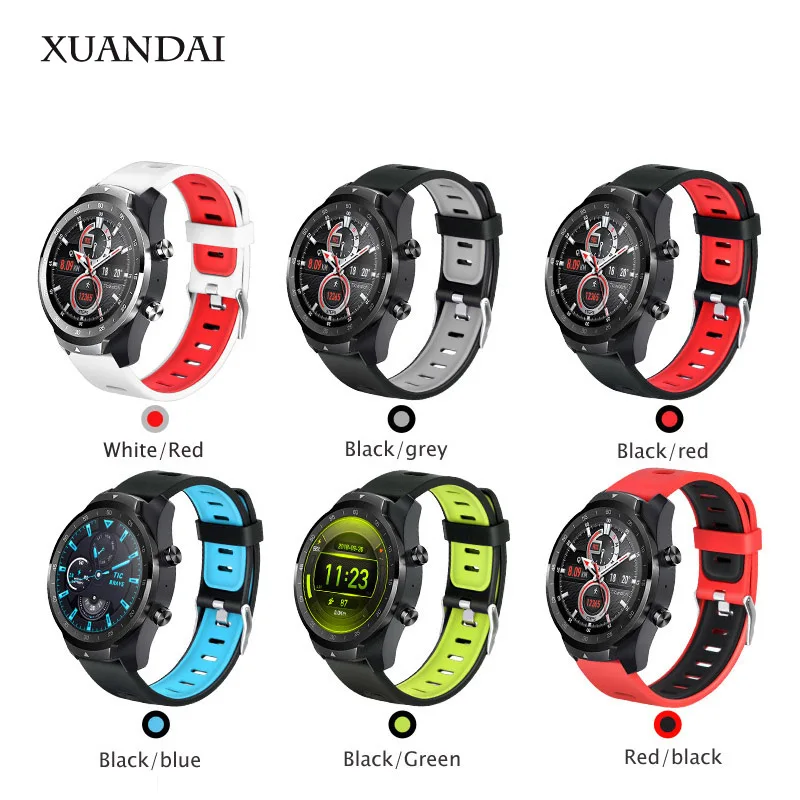 Ремешок кожаный для Samsung Galaxy watch 3 Active 2 сменный Браслет HONOR Watch es GS PRO Ticwatch Amazfit 22