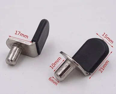3 Nickel Sleeve 20 шт./лот мебельный шкаф, полка с l-образным кронштейном в стиле Pin Peg шкаф книжные полки держатель резиновый рукав никель красная бронза - Цвет: 3 Nickel Sleeve