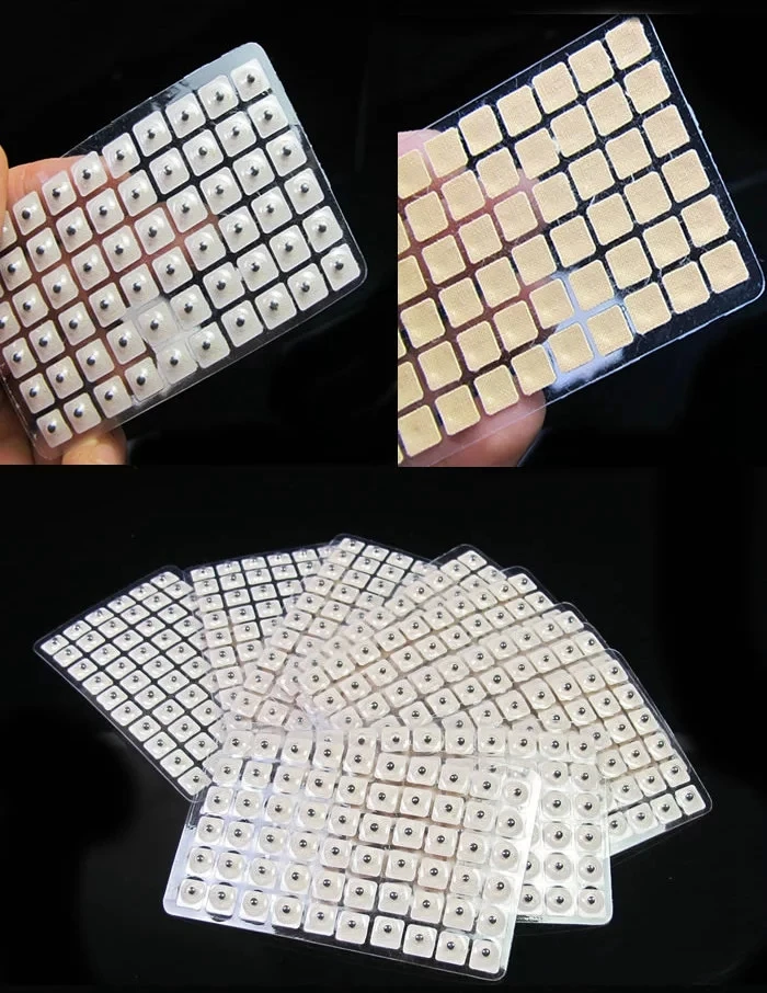 1200 частиц терапия ушные семечки наклейки Ушная игла для иглотерапии пластырь