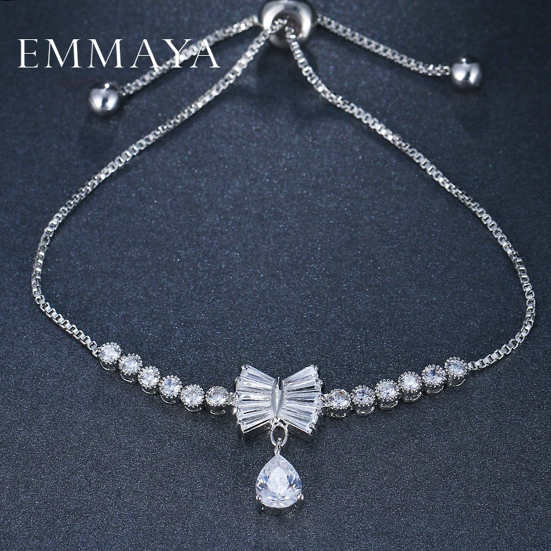 Новый модный регулируемый браслет EMMAYA с бусинами из фианита винтажные браслеты