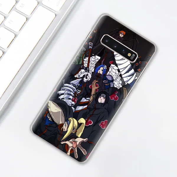011 Ботинки в стиле аниме «Naruto Akatsuki чехол для телефона для samsung Galaxy S10e S10 плюс S7 S8 S9 Plus, Note 8, 9, 10, плюс S10 5G M20 M30 жесткий чехол Coque - Цвет: 011