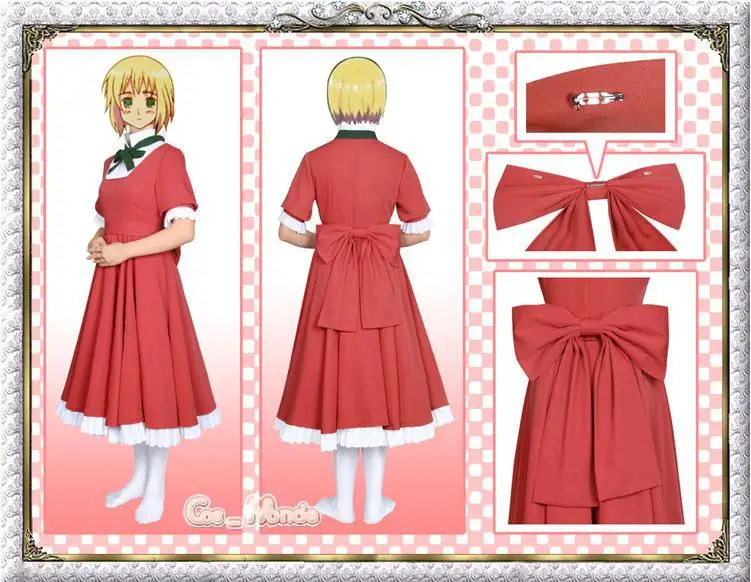 Костюм для косплея Лихтенштейн из Axis Powers Hetalia | Тематическая одежда и униформа