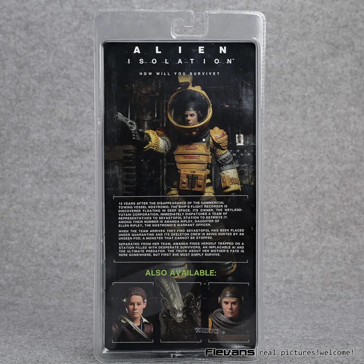 Alien Isolation Xenomorph Amada Ripley ПВХ фигурка Коллекционная модель игрушки 18 см