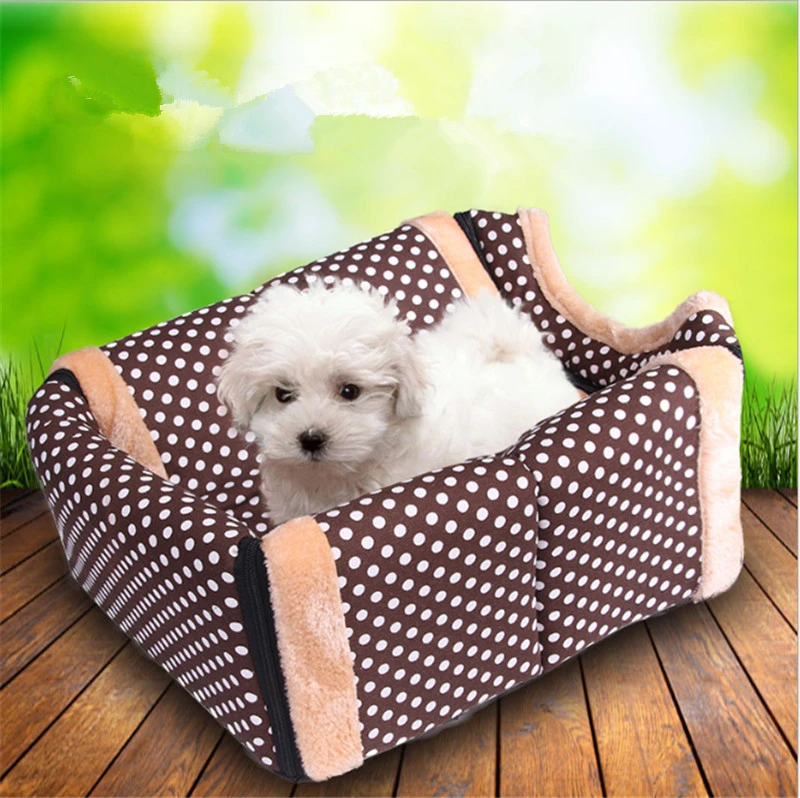 Pet Cat Igloo кровать маленькая собака мягкая Met House Водонепроницаемая покрытая 1 шт. (S M