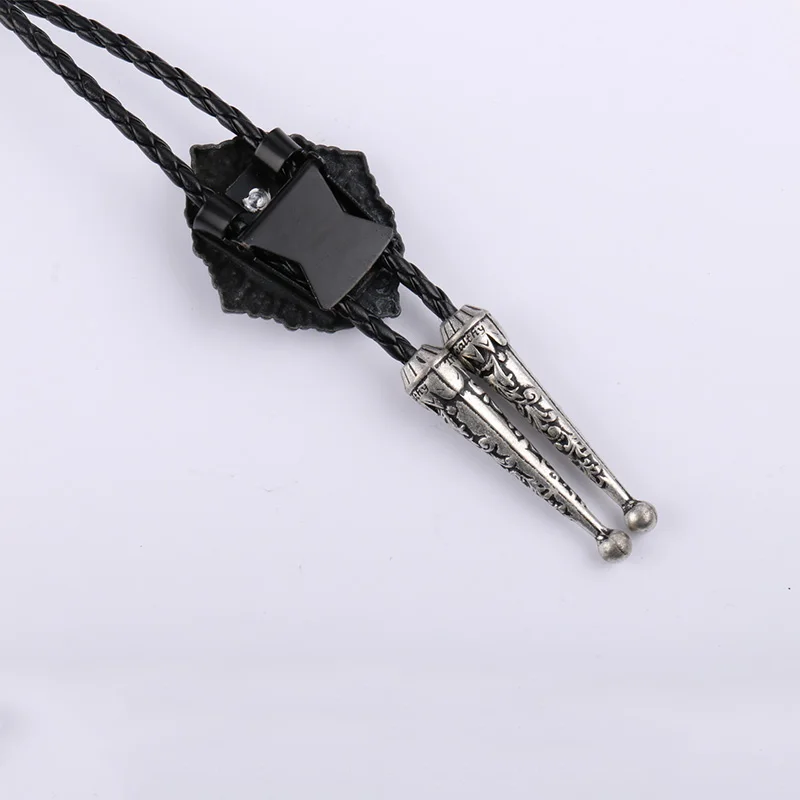 2019 Американский Западный ковбойский опал Боло галстук Родео Кожаный Галстук