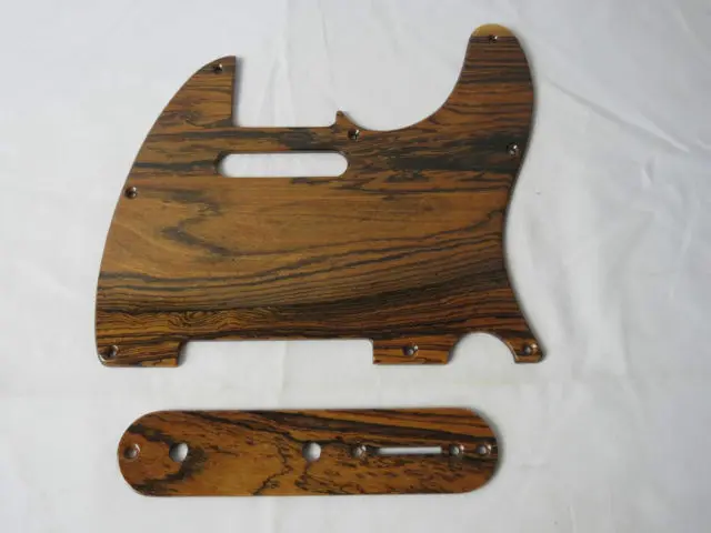 

Ручной электрогитара Tele Bocote (зирикоте) набор Pickguard #1711