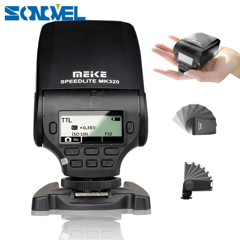 

Meike MK-320 I-TTL HSS Master FLash Speedlite для Nikon J3 D7100 D5300 D5100 D5200 D5000 D3300 D3200 D3100 D750 D810 D550