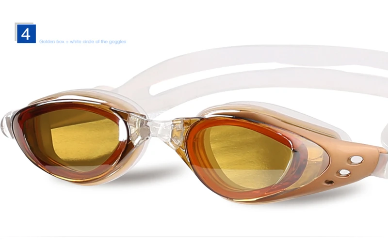 Профессиональные очки для плавания с защитой от запотевания и УФ-излучения