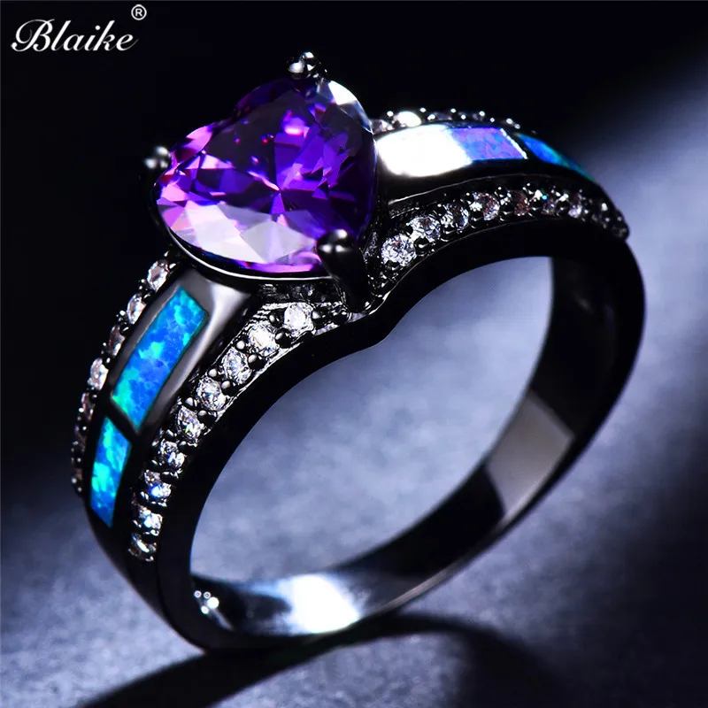 Женские кольца с фианитом Blaike цвета морской волны