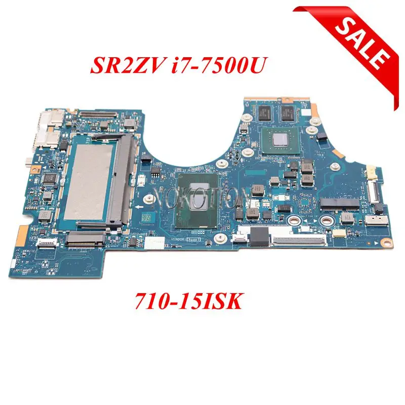 NOKOTION BIUY2 Y3 LA D471P для lenovo ideapad 710 15ISK материнская плата ноутбука 15 6 дюймов SR2ZV i7 7500U cpu