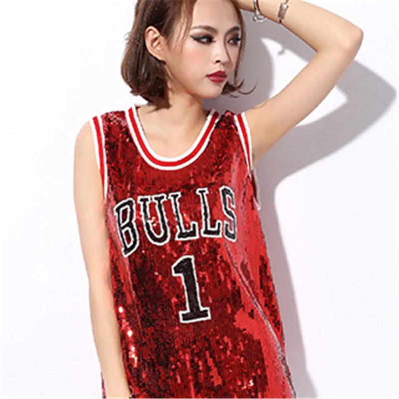 Баскетбольный детский жилет с блестками и надписями хит продаж костюм для