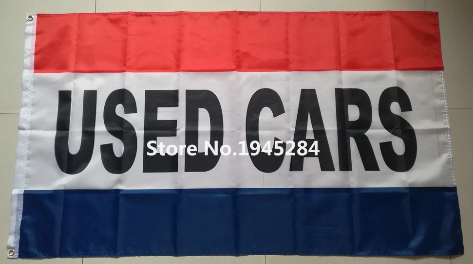 Продажа б/у автомобилей флаг рекламы Новый 3x5 футов 90x150 см полиэстер баннер