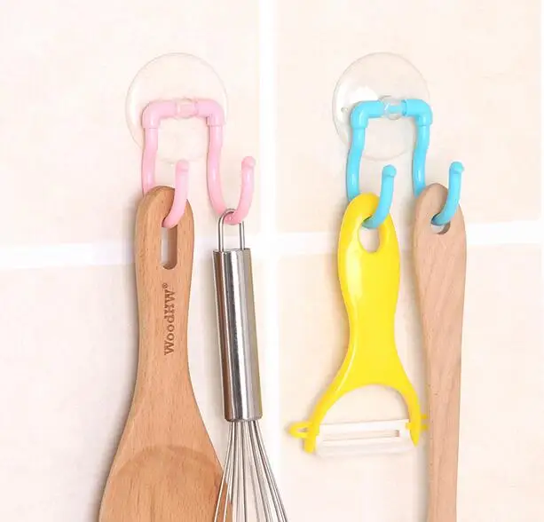 6 шт ногтей Мощное всасывание дисковый крючок Cocina крюк в стену прямой Полотенца вешалка крючок на присоске вешалка Кухня Аксессуары для ванной комнаты