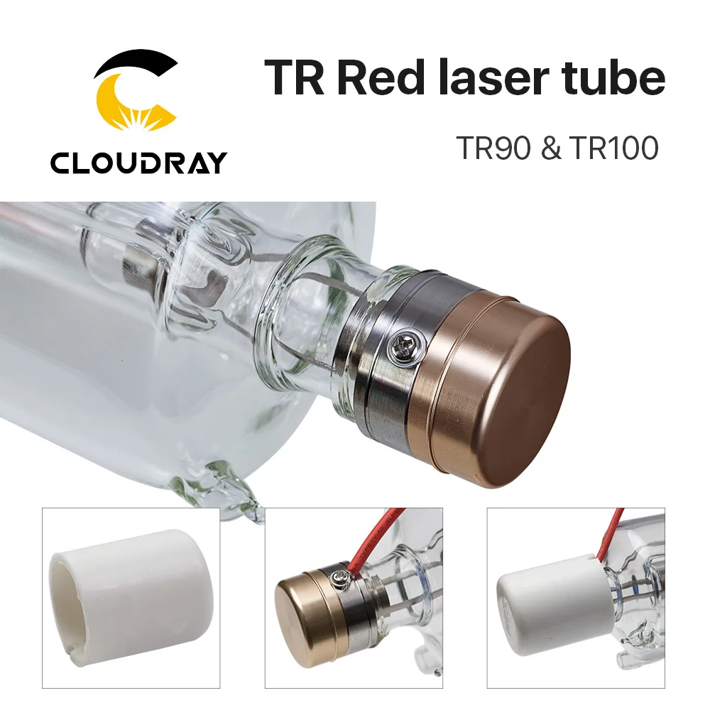 CO2 лазерная трубка SPT TR90 & TR100 90 Вт 100 деревянная коробка длина упаковки 1280 мм 1480