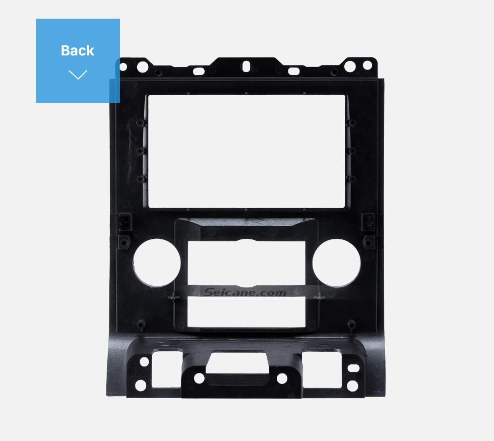 Seicane 2Din DVD рамки радио Панель для Ford Escape MAZDA Tribute MERCURY Mariner 2007 2008 2009 2010 2011 2012 серебро