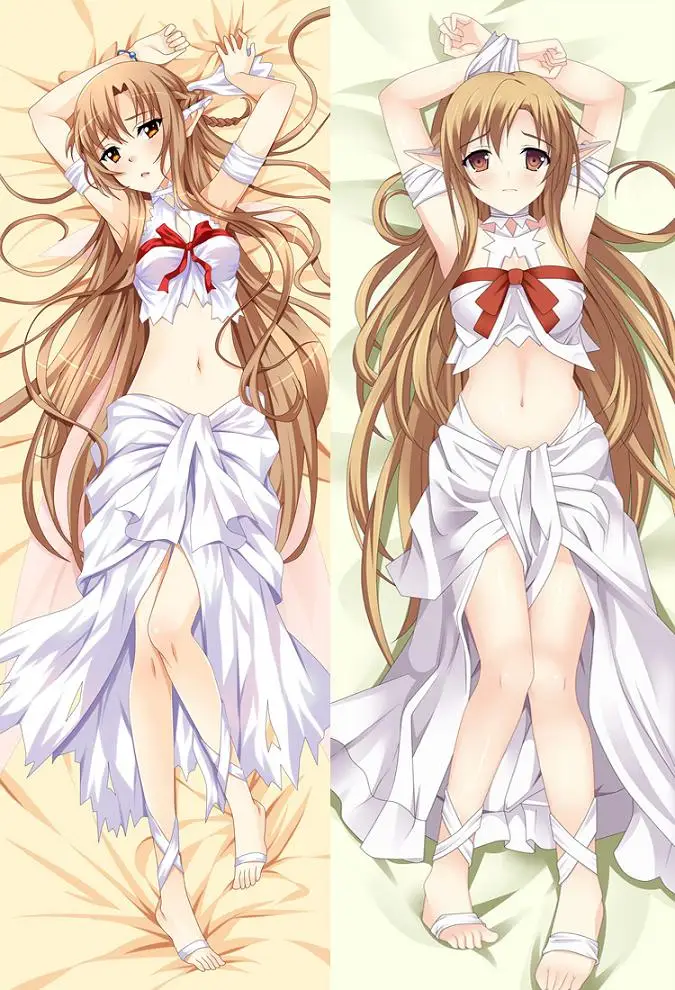 Аниме Меч Арт онлайн САО сексуальная девушка отаку Waifu Подушка «Dakimakura» чехол обнимая тело наволочки - Цвет: G