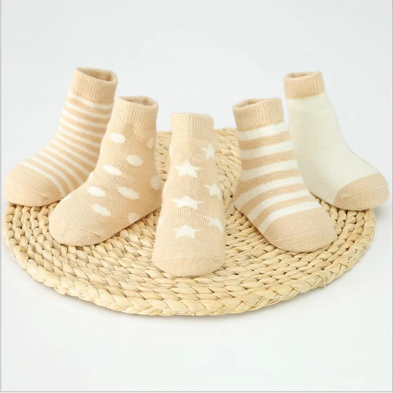 5 пар/лот милые звезды дети мягкие хлопковые носки для девочек весна осень