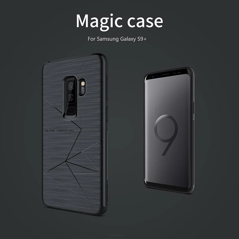 Магнитный чехол Nillkin для Samsung Galaxy S9 Plus задняя крышка из ТПУ с защитой от отпечатков