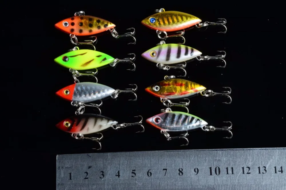 80 шт. рыболовные приманки из твердого пластика 4 см 2 8 г