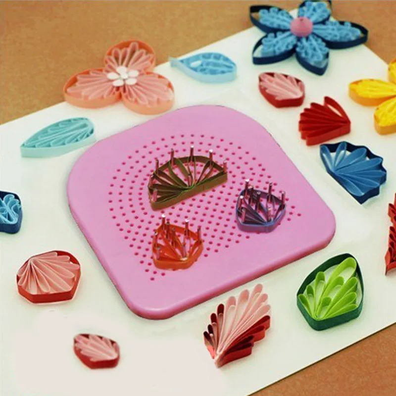 Сделай Сам сделай сам бумажный Quilling 1 набор бумажная Складная сетка Yan