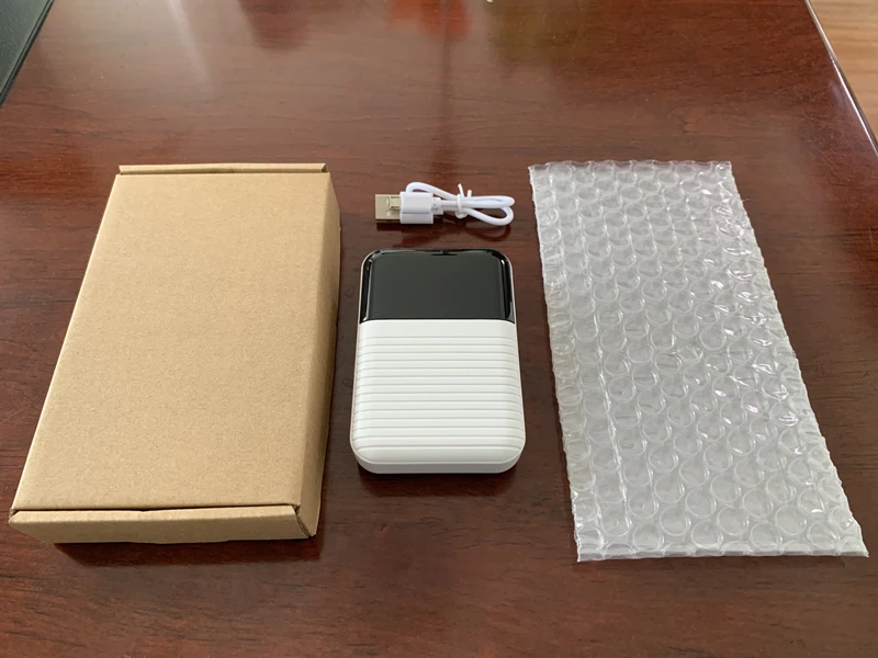 10000 мАч Мини Портативный внешний аккумулятор повербанк 2 USB LED зарядное устройство