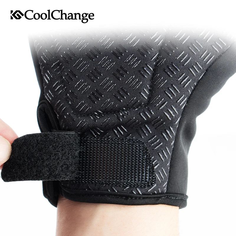 CoolChange Cycling Gloves Winter Thermal Waterproof Bicycle Full Finger Anti-slip Touch Screen MTB Bike Equipments | Спорт и