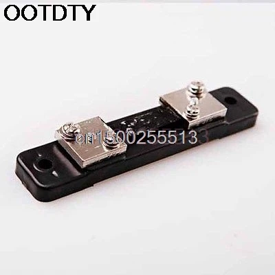 

New 50A 75mV DC Current Shunt Resistor Panel For Digital Amp Meter Analog Meter