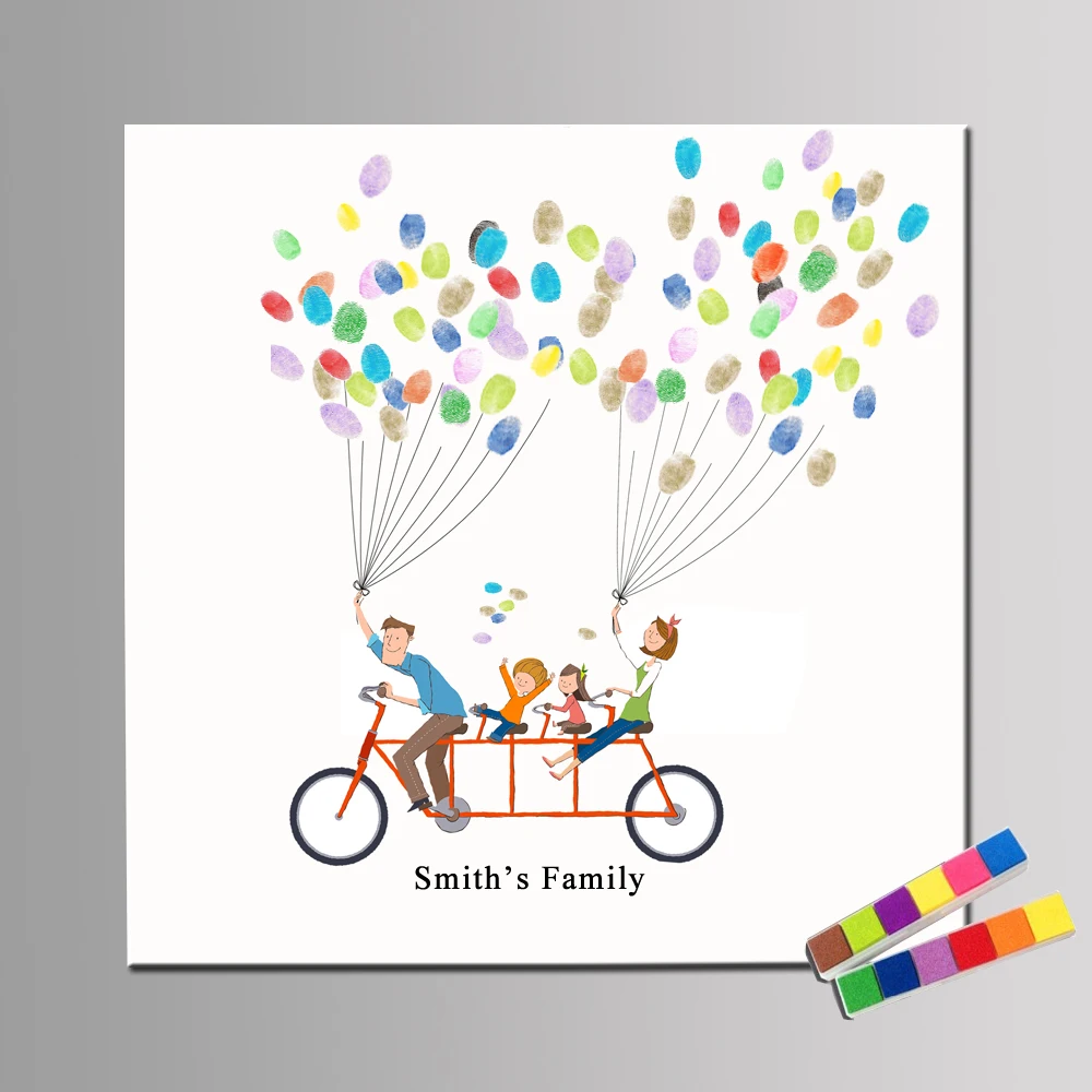 Оригинальная книга для гостей HAOCHU альтернатива отпечатку пальца имена на заказ