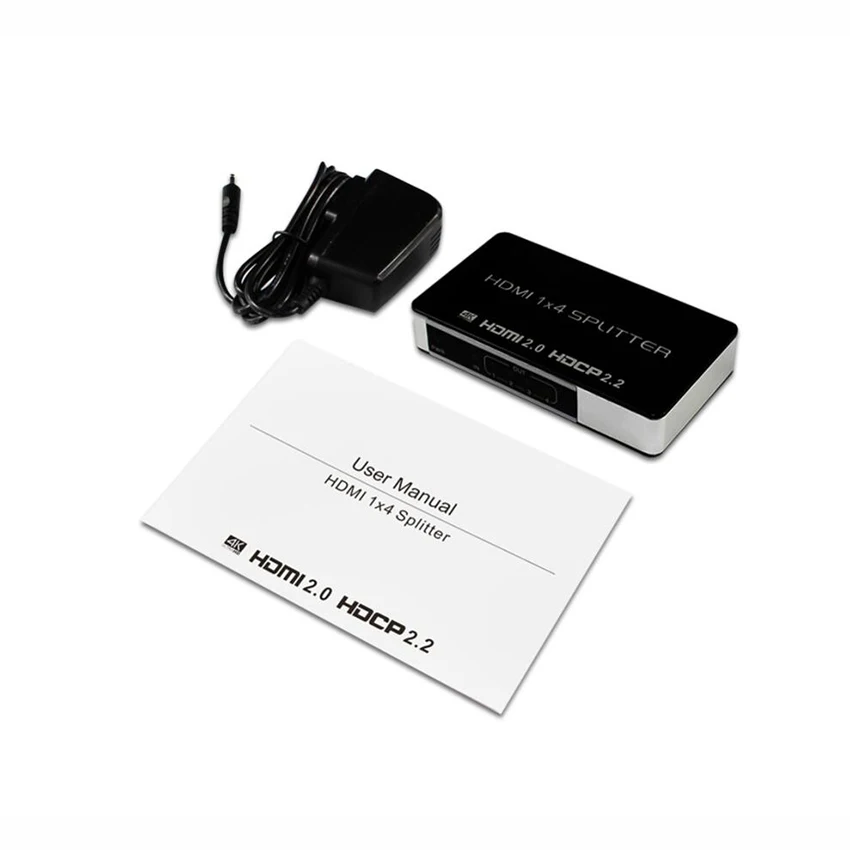 1x4 Порты и разъёмы HDMI 2 0 Splitter BOX-HDCP v2.2 (1 вход 4 выхода) -активный