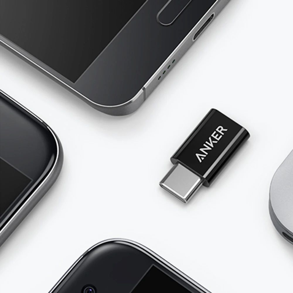 Разветвитель Anker Powerline USB C to Micro Female Adapter|Зарядные устройства| |