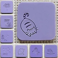natural handmade soap stamp mold mini diy pattern acrylic mold chapter